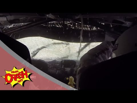 Dramatic on-board footage of Ott Tanak's reservoir crash