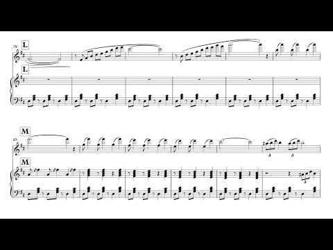 Claude BOLLING Suite for Flute & Piano, Part.3 JAVANAISE Accompaniment