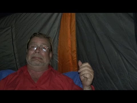Tent Camping in a Rain Storm!