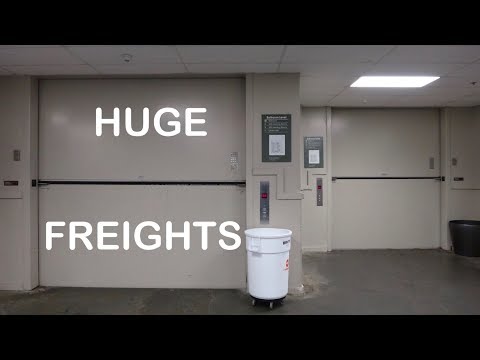 Schindler Traction Freight elevators at the Raleigh Convention Center Raleigh NC