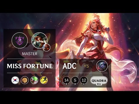 Miss Fortune ADC vs Tristana - KR Master Patch 9.12