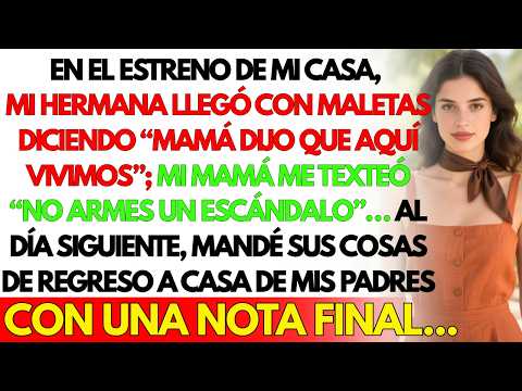 En mi fiesta de estreno, mi hermana y su esposo trajeron maletas: "¡Mamá nos dio permiso!".