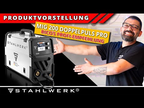 STAHLWERK MIG 200 Doppelpuls Pro Schweißgerät im Test - MIG Aluminium schweißen