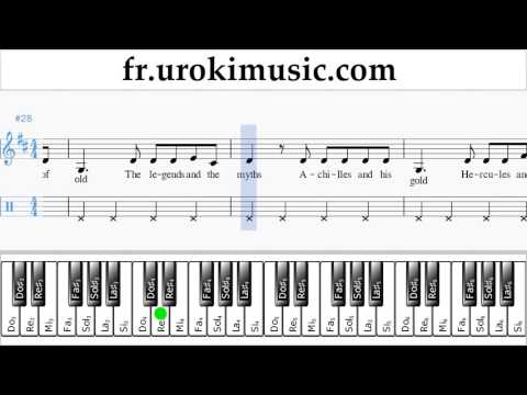 Comment Jouer du Piano (main droite) The Chainsmokers & Coldplay - Something Just Like This Tab