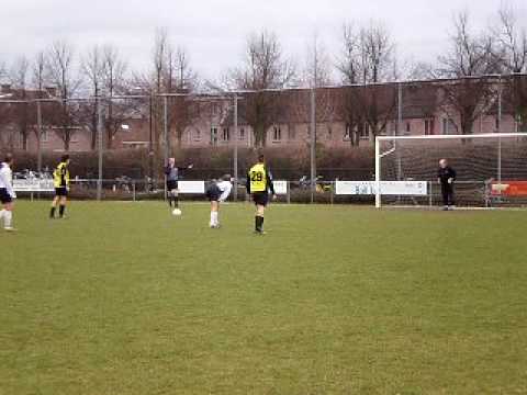 SV Odijk 2 VVZA : Penalty Djordi van Laar