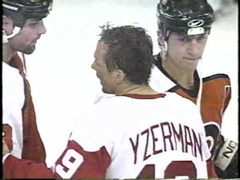 1997 Stanley Cup Final Game 4 Highlights (Philadelphia Flyers at Detroit Red Wings) 6/7/1997