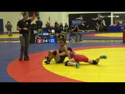 WM/53 KG/53 M, Shin Hye Lee, Korea (National Team) Vs Mayra Ramirez, Wayland Baptist University 2.