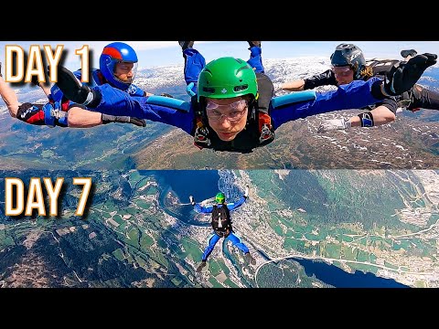 My beginner skydive experience (AFF-course)