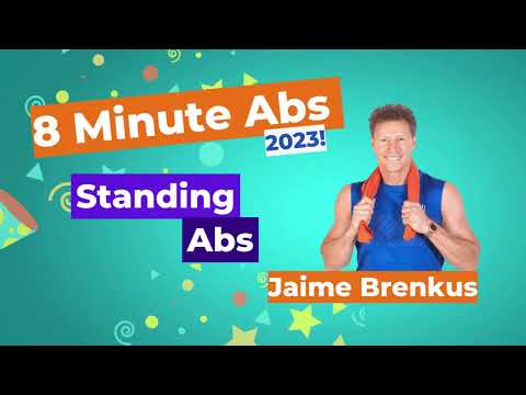 8 Minute Abs 2023 | Standing Abs Workout | Jaime Brenkus