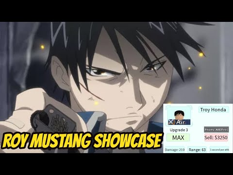 Roy Mustang showcase - All Star Tower Defense
