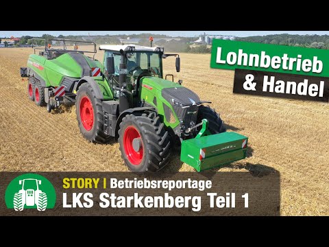 LKS Starkenberg Teil 1 - Landmaschinenhandel & Lohnunternehmen | Getreideernte | Maisernte | Fendt