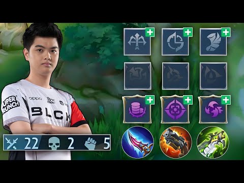 THANK YOU WISE FROM BLACKLIST FOR THIS NEW GRANGER ONE SHOT BUILD AND EMBLEM SET - MLBB