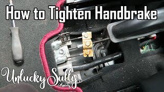 Tightening the Handbrake on Civic Type R EP3