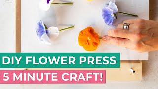 Quick Flower Press DIY: Easy Steps!