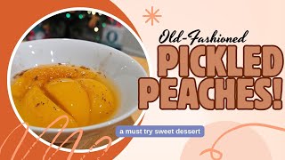 Warning: My First Pickled Peach Recipe Will Shock You!