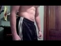 16 year old flexing and form deadlifting