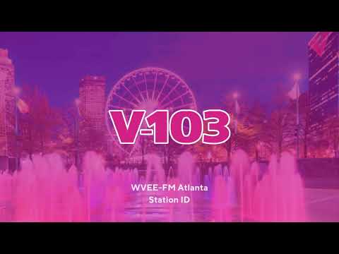 WVEE-FM 103.3: V-103 - Atlanta, GA - Station ID - 1/27/2025