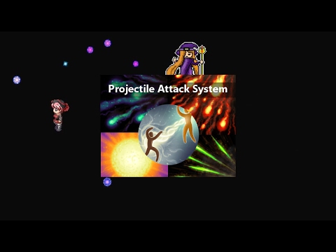 Projectile Attack System Full Demonstration for 2D Unity Games