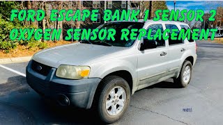 How to replace 2005 Ford Escape V6 bank 1 sensor 2 Oxygen Sensor P2270 code
