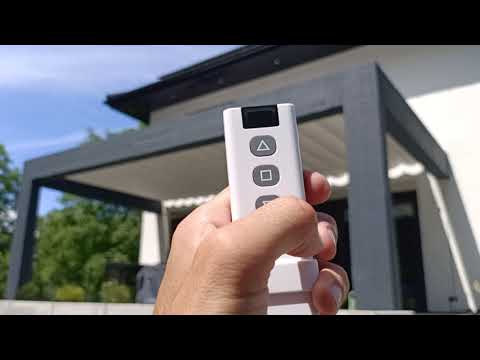 DIY SlideCanopy - automatyczny, elektryczny silnik do rolety rzymskiej, zadaszenia pergoli, tarasu
