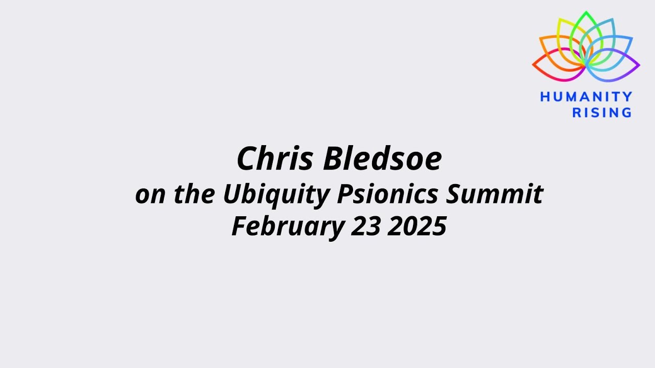 Chris Bledsoe on Sacred Encounters - Psionics Summit I 2025