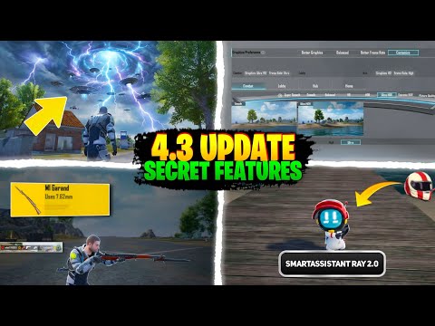 😧4.3 UPDATE New Secret Features | Giant Dome | Ray2.0,M1Garand,New UI Tips And Tricks
