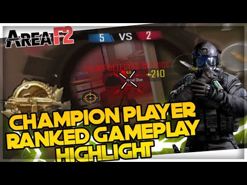 AREA F2 | CHAMPION PLAYER RANKED GAMEPLAY HIGHLIGHT