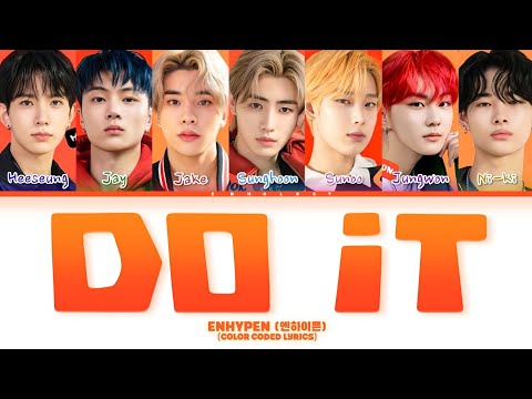 [AI COVER] How Would ENHYPEN Sing "DO IT" By Stray Kids | Color Coded Lyrics 