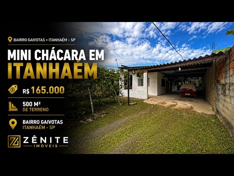 Chácara a vende em Itanhaém por 165 mil 