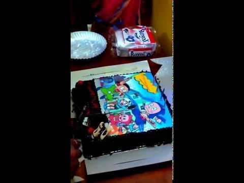 Mukund's - Fourth Birthday -  01-MAR-2015 (Cake Cutting)