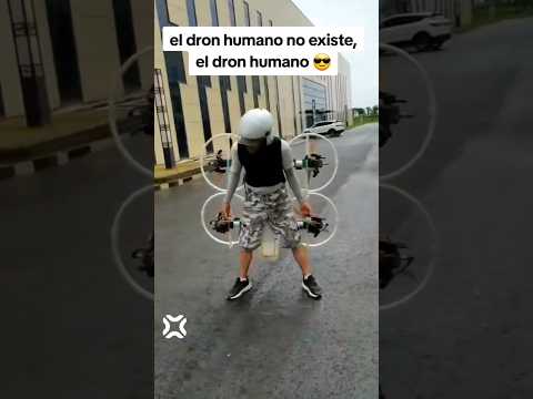 El dron humano existe 😱 #drone #drones #shortsvideo