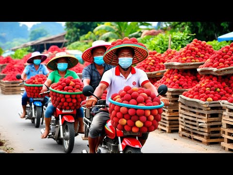 Harvests Thousands Of tons Of Lychee- Lychee Processing Technology