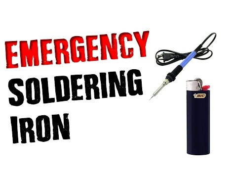 Make a Soldering Iron With a LIGHTER & Do Repairs ANYWHERE!