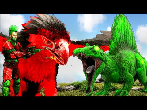 I Tamed A Rare Toxic Spinosaurus I Had To Use All My PVP Ark Dinosaur Experience