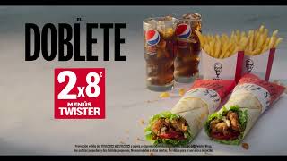 KFC VUELVE EL DOBLETE DE KFC EL DOBLETE 20s anuncio