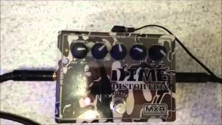 Video thumbnail for MXR Dime distortion test by Narrow Sun