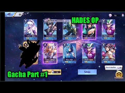 Gacha Hades Hero Single Target Ter OVERPOWER - SAINT SEIYA AWAKENING GACHA PART #1