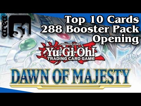 Dawn of Majesty Top 10 Cards & 288 Booster Pack Box Case Opening Unboxing Starlight Yugioh WOW!!!