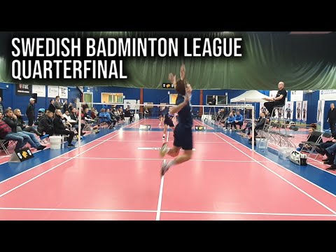 Badminton Men's Singles - Swedish League Quarterfinal David Kim vs Jacob Nilsson