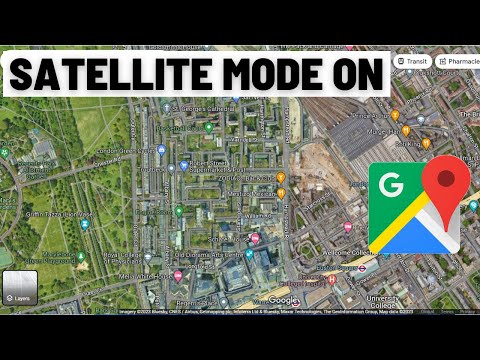 How to On Satellite Mode in Google Maps