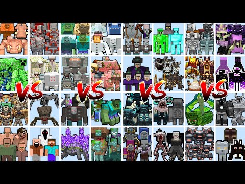 WHAT TYPE OF MOB ARMY IS THE STRONGEST? TOURNAMENT | Minecraft Mob Battle