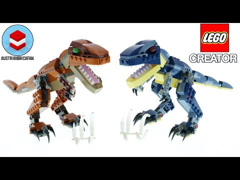 Vidéo LEGO Creator 77940 : Les dinosaures féroces Marron