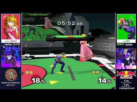 MMM #2 - Top 8 LF: Wally(Peach) vs Ben (Sheik)