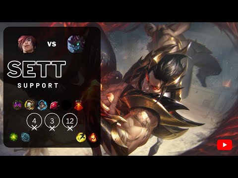 Sett Support vs Maokai - NA Patch 12.19