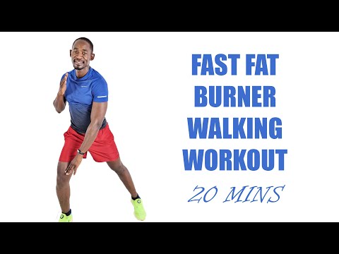 20 Minute Easy Walk at Home Exercise for Weight Loss 200 Calories