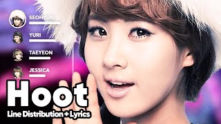 Girls' Generation - Hoot (Line Distribution + Lyrics Karaoke) PATREON REQUESTED