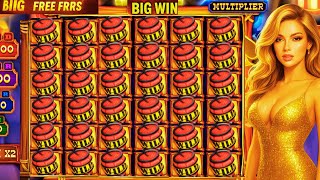 BIG WIN Slot Gold Mine Fortune | Crazy Bonus & Free Spins Explosion!