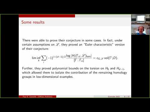 Paul GUNNELLS - Cohomology of arithmetic groups and number theory: geometric, ... 5