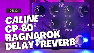 Reverb En Delay Pedaal Caline CP-80 Ragnarok – Reverb & Delay Pedaal In Één, Voor Rijke Gitaarklanken Digitale Nagalm