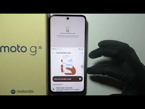Motorola Moto G15: How to Turn On/Off One Handed Mode